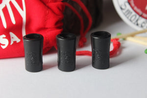 Softy rubber cigarillo holder mouthpiece tip (3 pack)