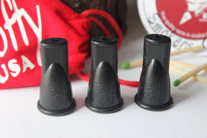 Softy rubber cigar holder mouthpiece tip (20 to 44 ring size) (3 piece pack)