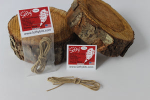Softy all-natural hemp wick- (3) 5 ft. packs