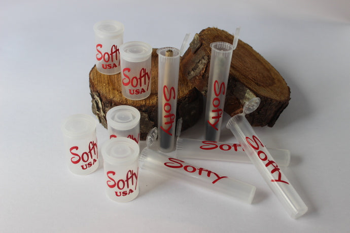 Softy doob tubes and stash containers BUNDLE (5 pcs. of each)