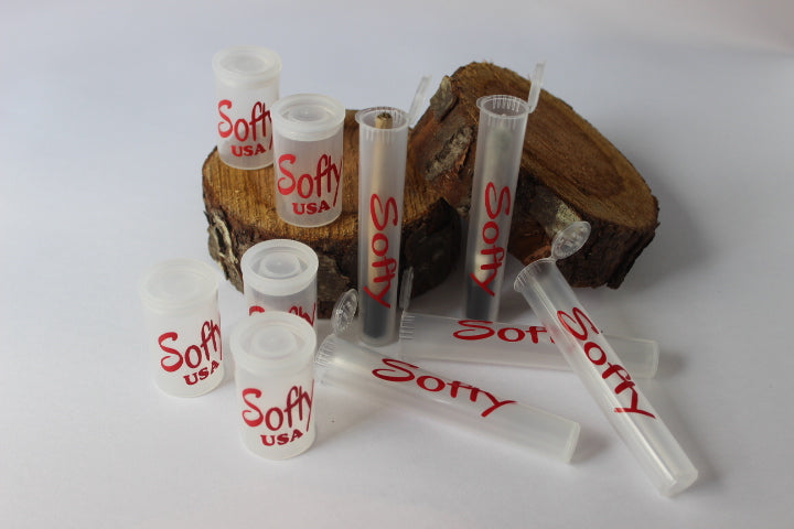 Softy doob tubes and stash containers BUNDLE (5 pcs. of each)