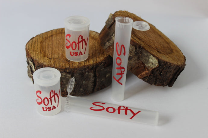 Softy doob tubes and stash containers BUNDLE (2 pcs. of each)