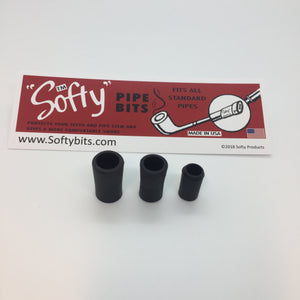 Softy rubber tobacco pipe bits-standard size 9 mm. (6 pack)